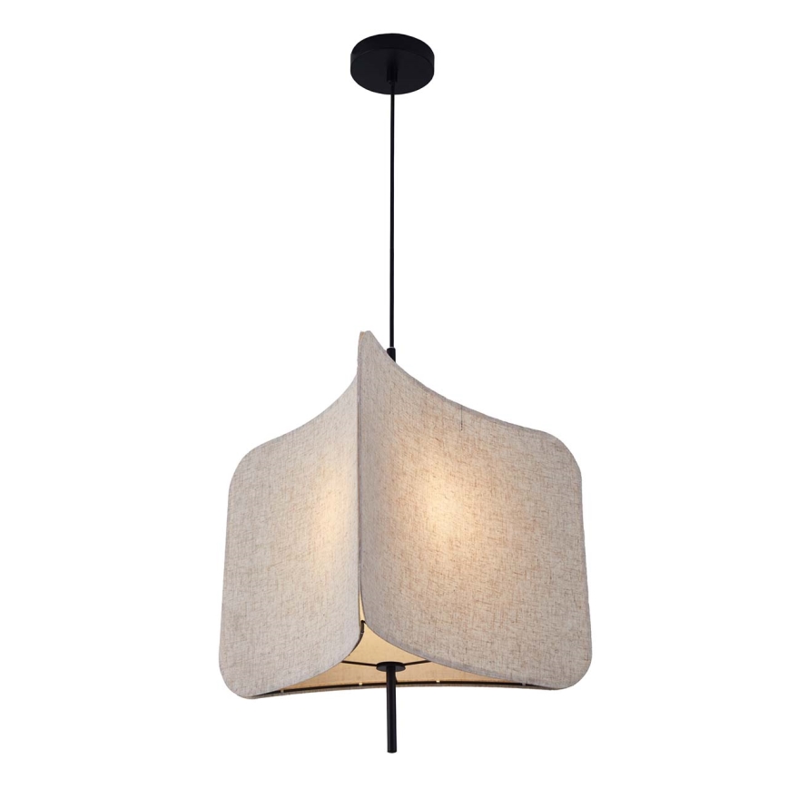 Pendel HAVANA 1xE27/20W/230V diameter 50 cm beige