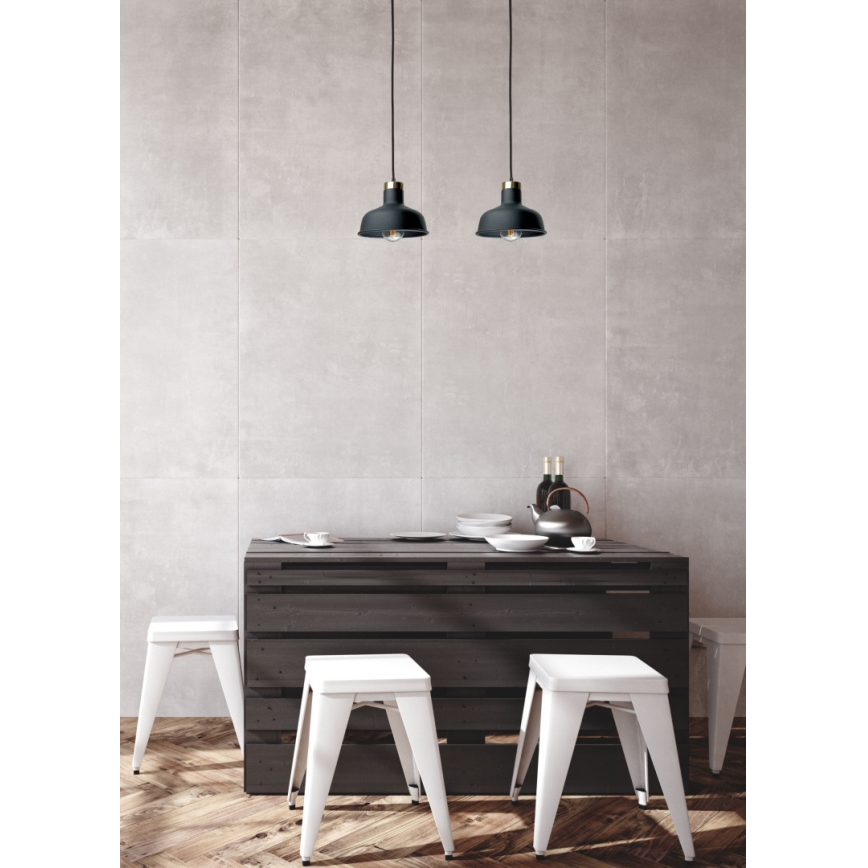Pendel HEBE 2xE27/60W/230V sort
