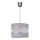 Pendel HELEN 1xE27/15W/230V diameter 20 cm grå/sølvfarvet