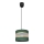 Pendel HELEN 1xE27/15W/230V diameter 20 cm grøn/guldfarvet