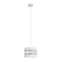Pendel HELEN 1xE27/15W/230V diameter 20 cm hvid