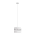 Pendel HELEN 1xE27/15W/230V diameter 20 cm hvid