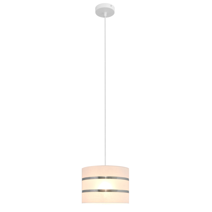 Pendel HELEN 1xE27/15W/230V diameter 20 cm hvid