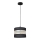 Pendel HELEN 1xE27/15W/230V diameter 20 cm sort/gylden