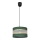 Pendel HELEN 1xE27/15W/230V diameter 25 cm grøn/guldfarvet