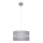 Pendel HELEN 1xE27/15W/230V diameter 35 cm grå/sølvfarvet