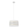 Pendel HELEN 1xE27/15W/230V diameter 35 cm hvid/gylden