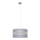 Pendel HELEN 1xE27/15W/230V diameter 40 cm grå/sølvfarvet