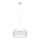 Pendel HELEN 1xE27/15W/230V diameter 40 cm hvid/gylden
