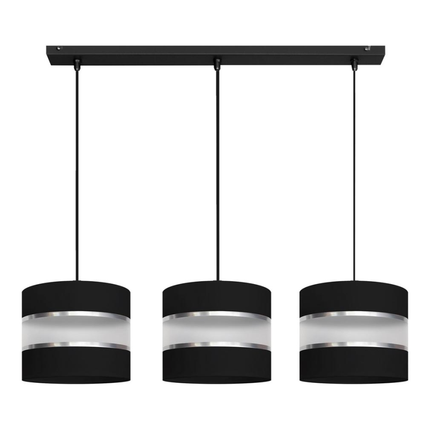 Pendel HELEN 3xE27/15W/230V sort