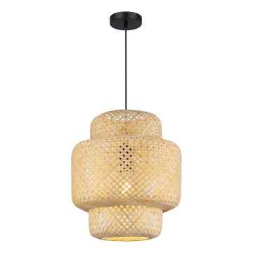 Pendel HESTIA 1xE27/60W/230V diameter 30 cm bambus