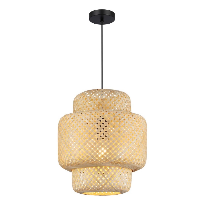 Pendel HESTIA 1xE27/60W/230V diameter 30 cm bambus