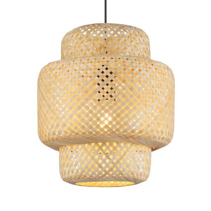 Pendel HESTIA 1xE27/60W/230V diameter 30 cm bambus
