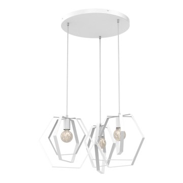 Pendel HEXAGON 3xE27/15W/230V
