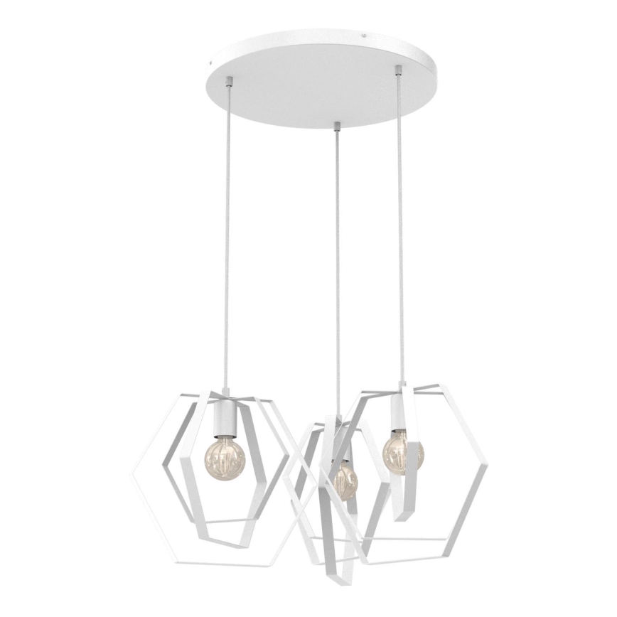 Pendel HEXAGON 3xE27/15W/230V