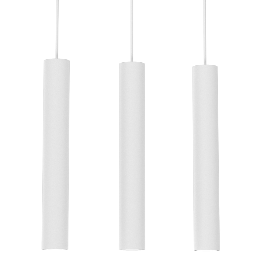 Pendel HUDSON 3xGU10/8W/230V hvid