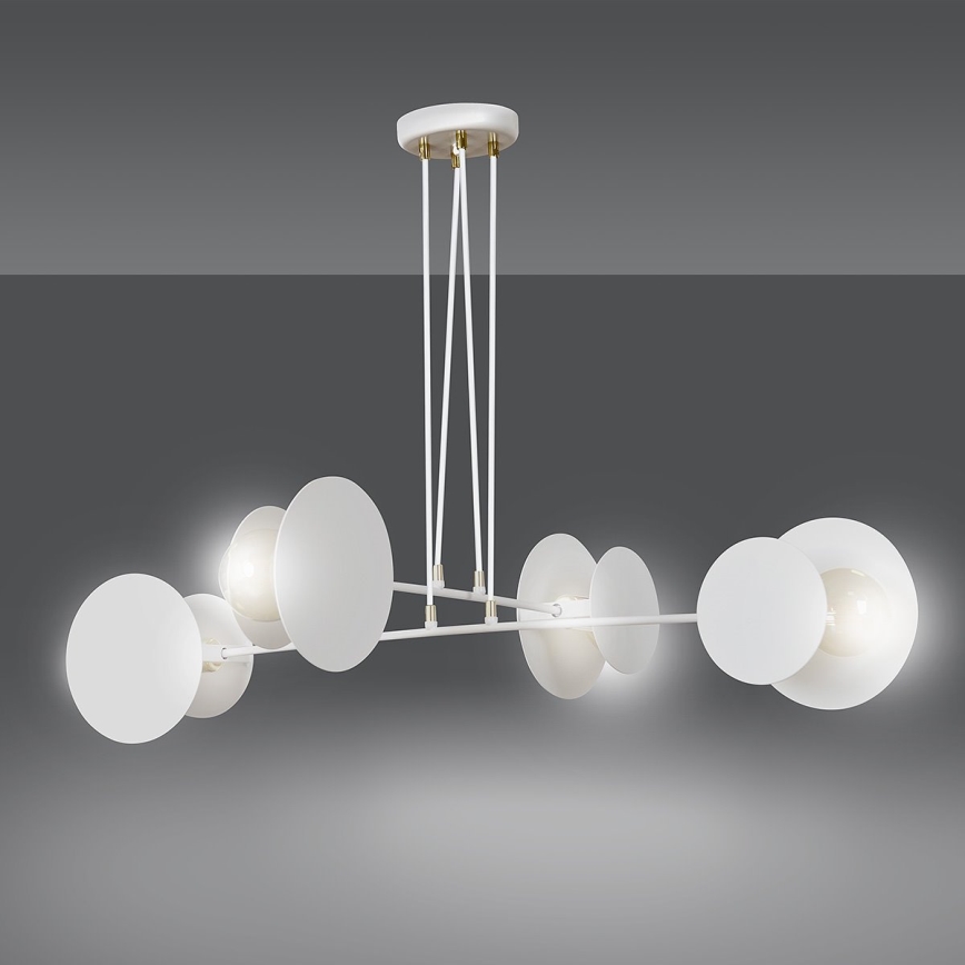 Pendel IDEA 4xE27/15W/230V hvid