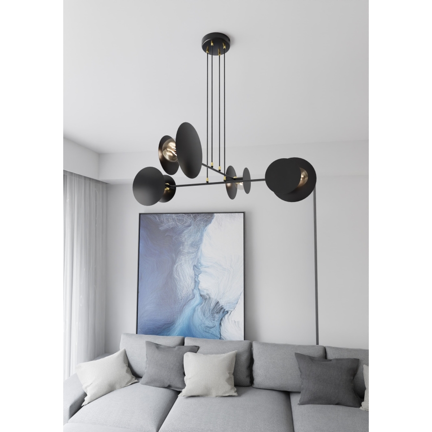 Pendel IDEA 4xE27/15W/230V sort