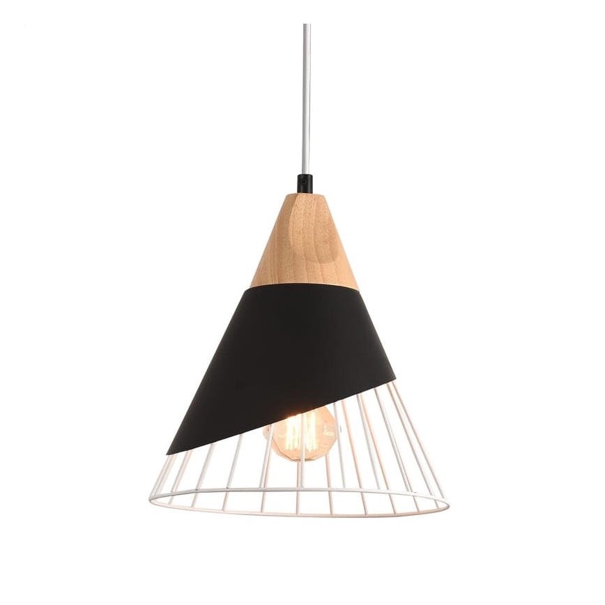 Pendel IRIS 1x E27/40W/230V sort