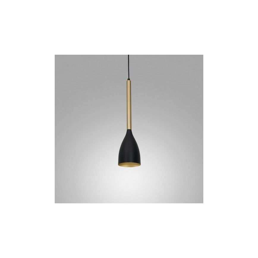 Pendel ISTAPPAR 1xE27/60W/230V sort/gylden