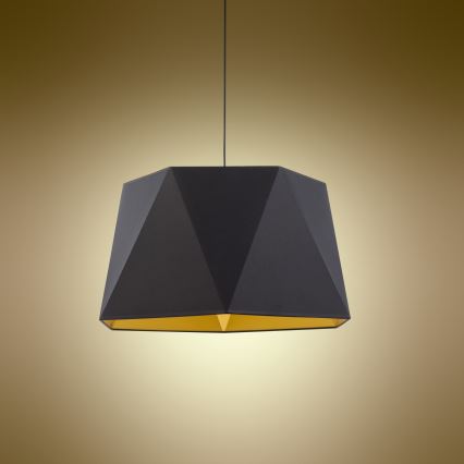 Pendel IVO 1xE27/25W/230V sort/guld