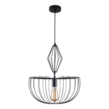 Pendel JASMINA 1xE27/20W/230V diameter 40 cm sort