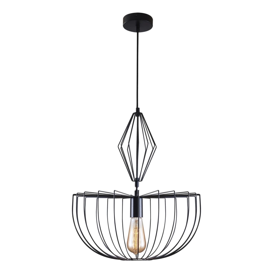 Pendel JASMINA 1xE27/20W/230V diameter 40 cm sort