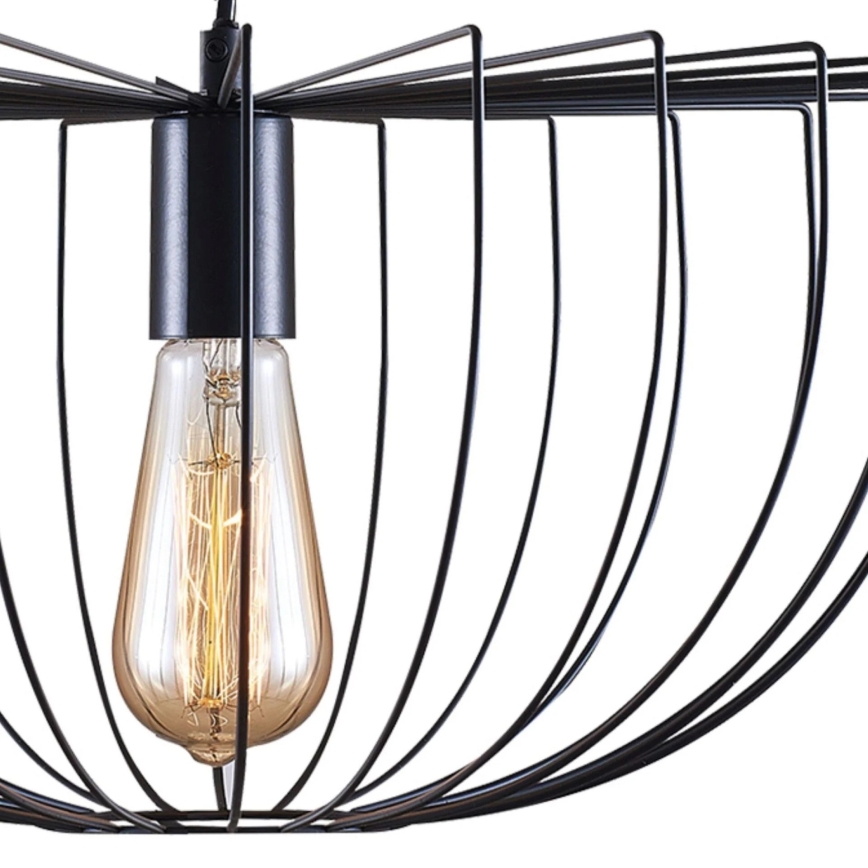 Pendel JASMINA 1xE27/20W/230V diameter 40 cm sort