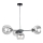 Pendel KALIOPE 4xE27/60W/230V sort/transparent