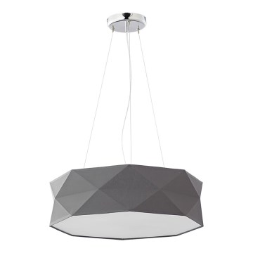Pendel KANTOOR 1xE27/15W/230V grå