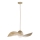 Pendel KAPELLO 1xE27/60W/230V diameter 55 cm gylden