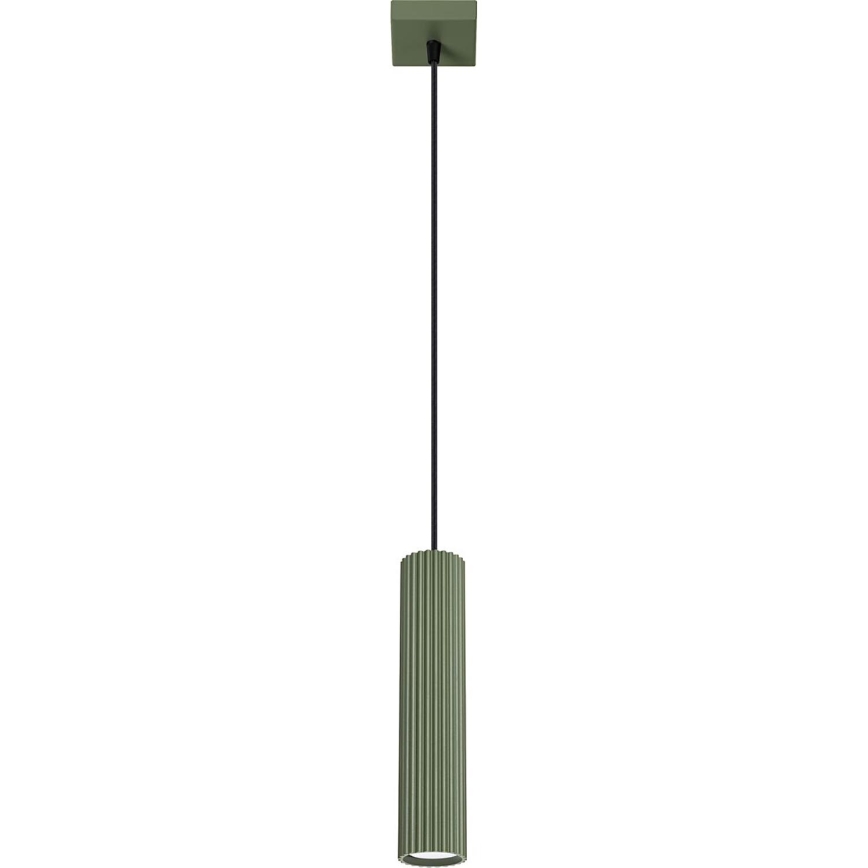 Pendel KARBON 1xGU10/10W/230V grøn