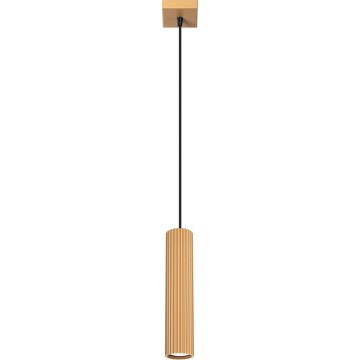Pendel KARBON 1xGU10/10W/230V guldfarvet