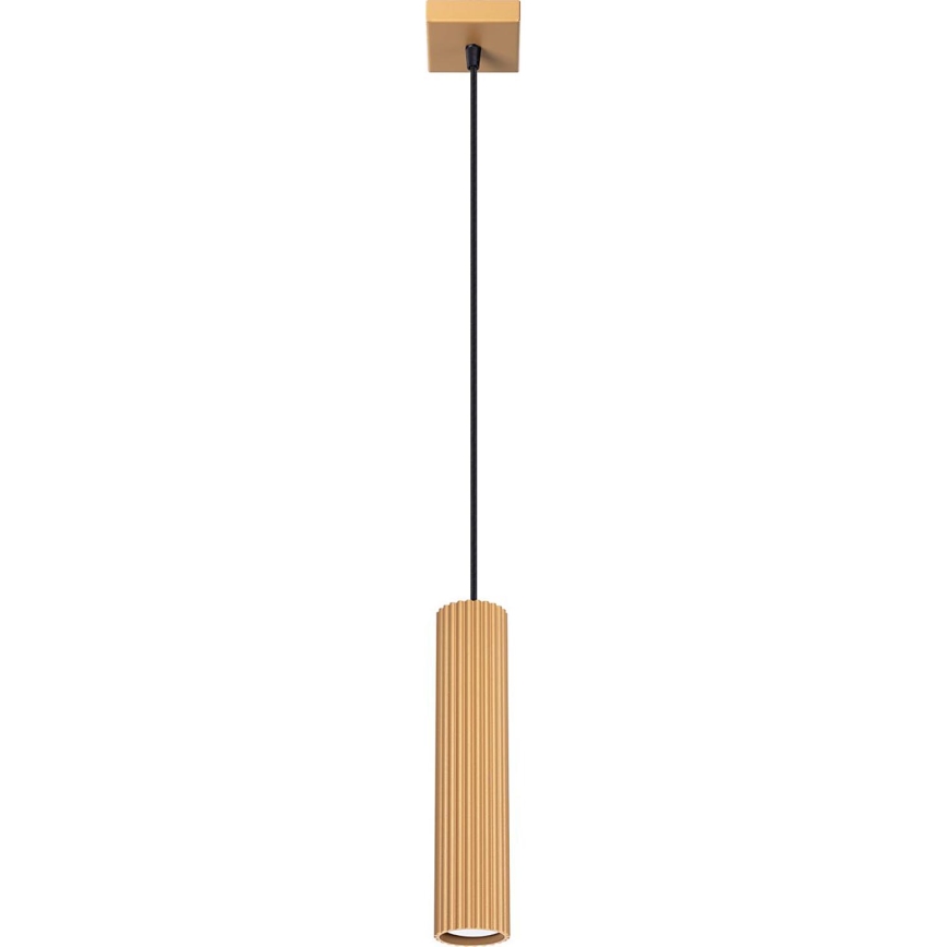 Pendel KARBON 1xGU10/10W/230V guldfarvet