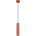 Pendel KARBON 1xGU10/10W/230V rød