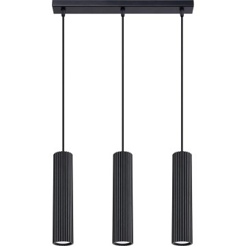 Pendel KARBON 3xGU10/10W/230V sort