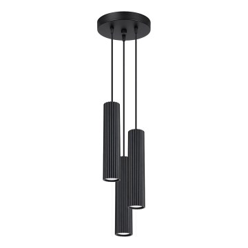 Pendel KARBON 3xGU10/10W/230V sort