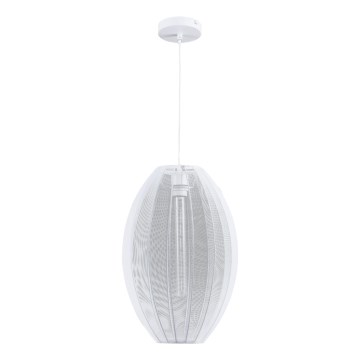 Pendel KAREI 1xE27/20W/230V diameter 30 cm hvid