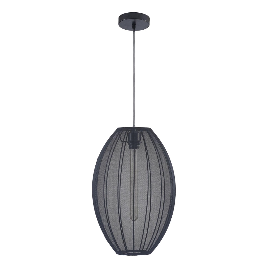 Pendel KAREI 1xE27/20W/230V diameter 30 cm sort