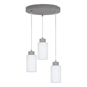 Pendel KARLA 3xE27/60W/230V beton
