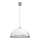 Pendel KITCHEN 1xE27/15W/230V hvid/skinnende krom