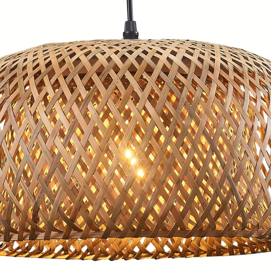 Pendel KORFU 1xE27/20W/230V diameter 38 cm bambus