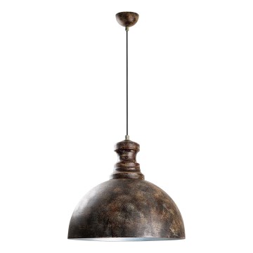Pendel KURE 1xE27/40W/230V diameter 40 cm grå