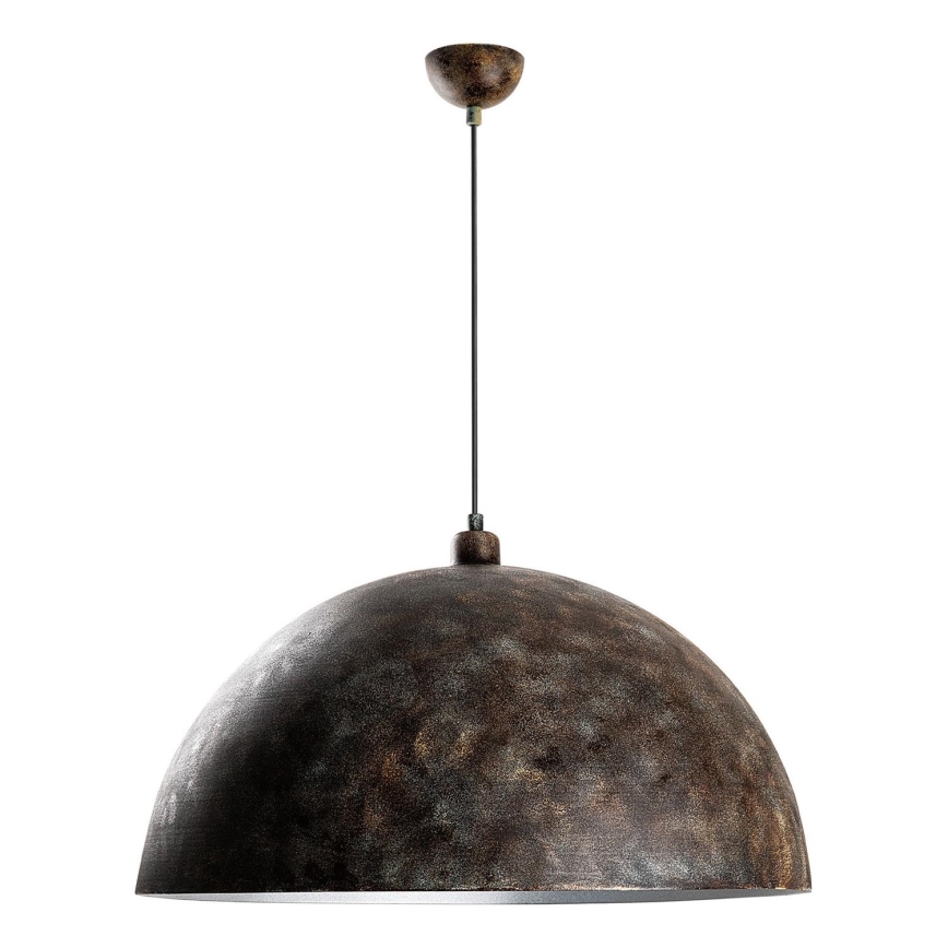 Pendel KURE 1xE27/40W/230V diameter 60 cm grå