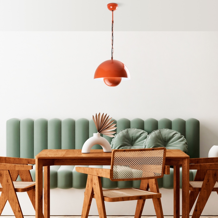 Pendel KURE 1xE27/40W/230V orange