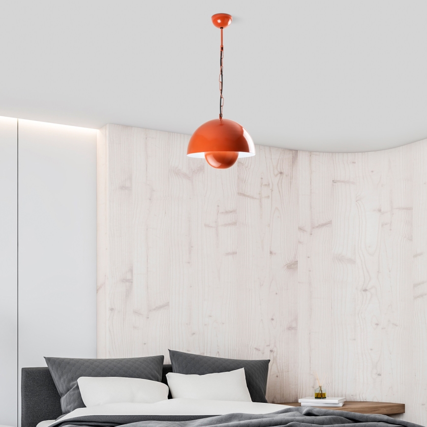 Pendel KURE 1xE27/40W/230V orange