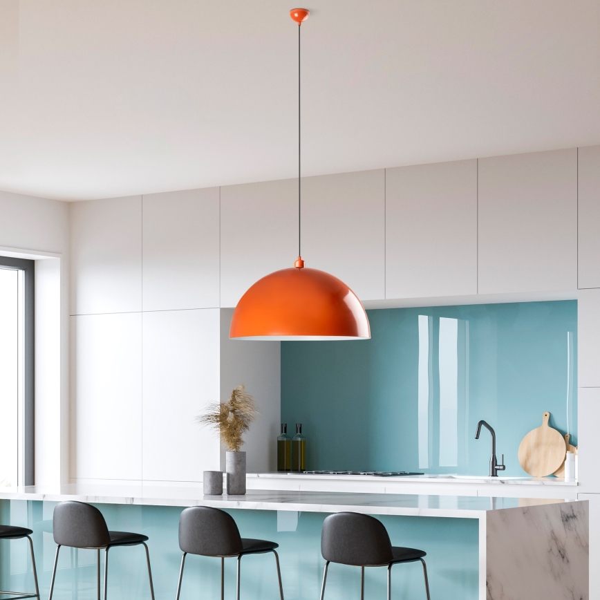 Pendel KURE 1xE27/40W/230V orange