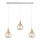 Pendel LACRIMA WHITE 3xE27/60W/230V