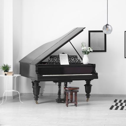 Pendel LATIL 1xE27/60W/230V sort