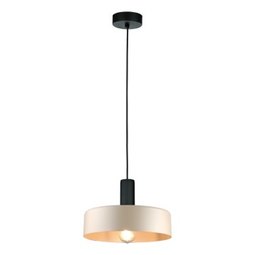 Pendel LATTE 1xE27/60W/230V beige/sort